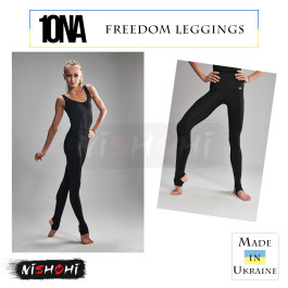 1ONA Rhythmic Gymnastics, Freedom Leggings with heel